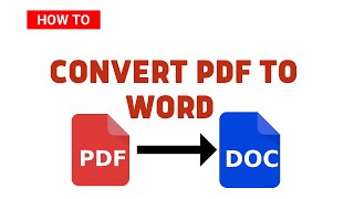 How To Convert Pdf To Word