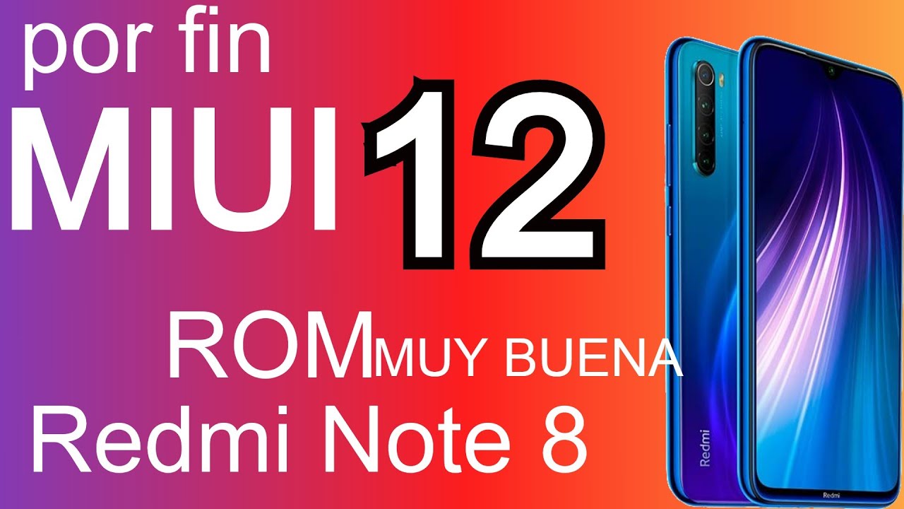 Miui 12 Redmi Note 8 T