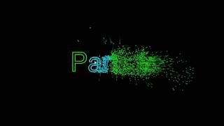 Typing with Particles: Processing