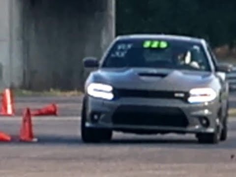 My Charger on the MAP Proving Ground's Autocross 9/15/18 - YouTube