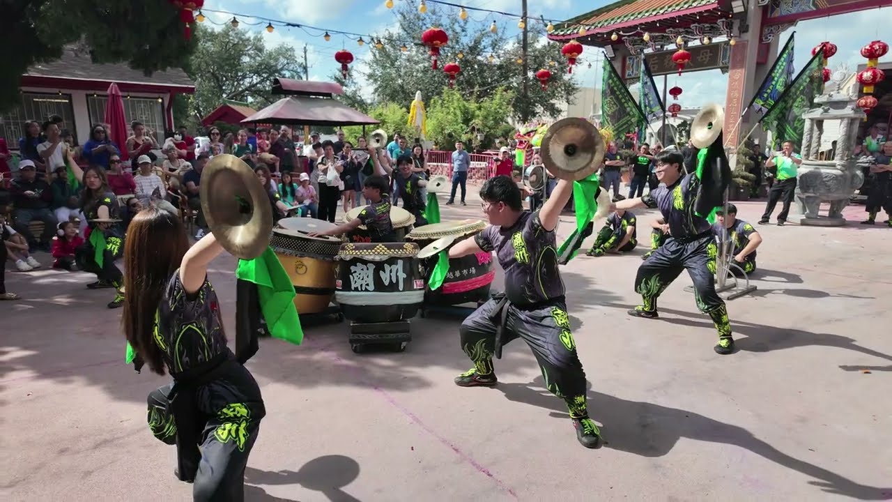Teo Chew Temple Lion Dance team, Teen How Temple. February 9, 2025.