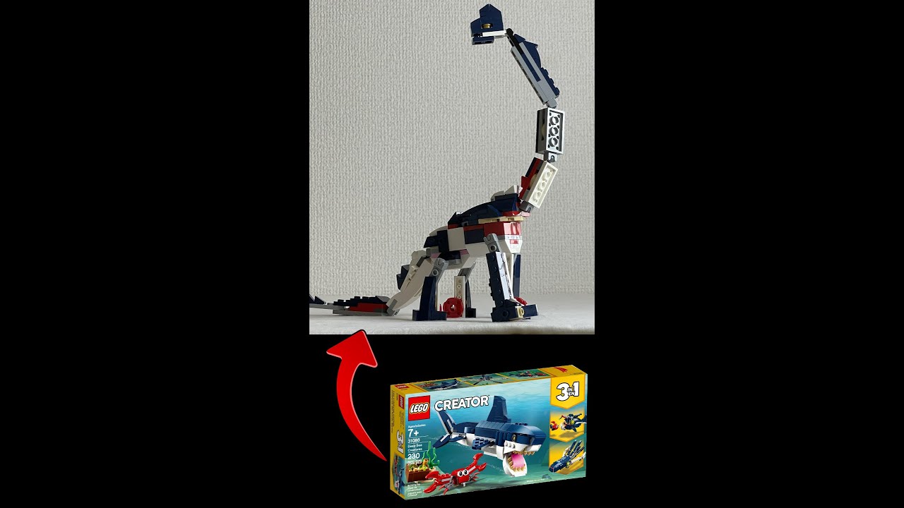 LEGO Creator 31088 Alternative build Brachiosaurus #shorts