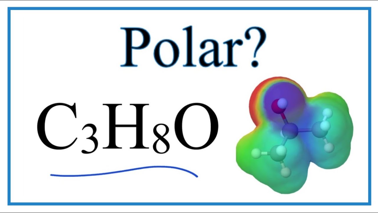 Is C3H8O Polar on Non-Polar (Isopropyl alcohol or 2-Propanol)