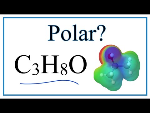 Video: Er c3h8 polær eller upolær?