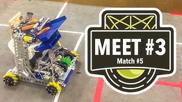 FTC Ultimate Goal [ Wobble Goal Balanced on Wall ] 2021 IA League Meet #9 Match #5