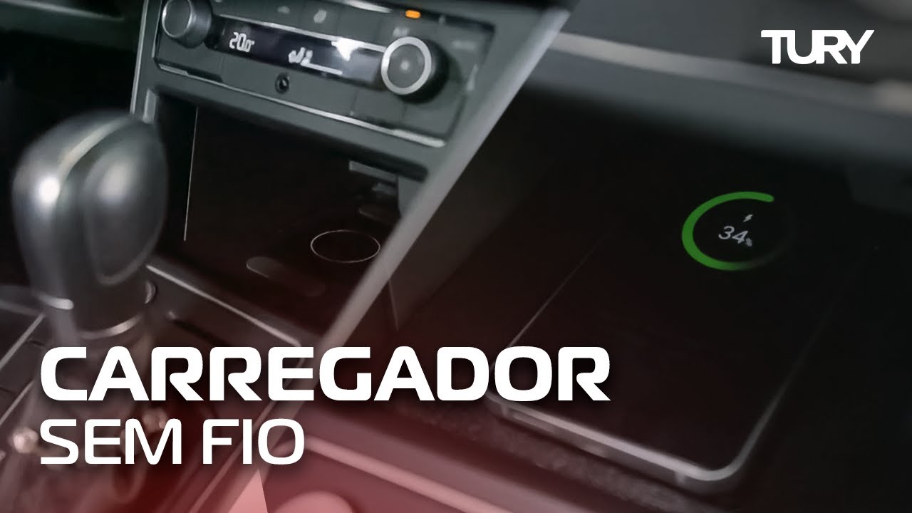 CARREGADOR INDUTIVO (sem fio) - Entrevista Auto Esporte - TURY