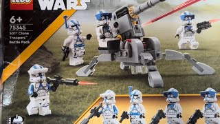 Star Wars Lego 501 Clone Troopers Battle Pack