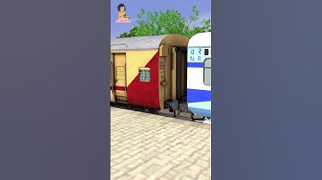 ICF UTKRISHT Coupling LHB BLUE Coach | ATG #shorts #train #viral #atgtrain