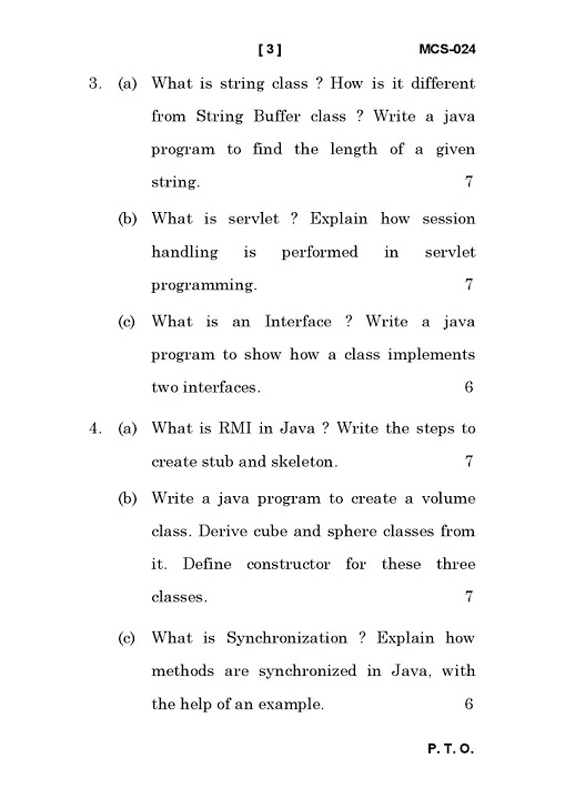 MCS - 024 June 2023 Question Paper - YouTube