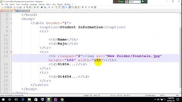 11. html table (image as hyperlink)