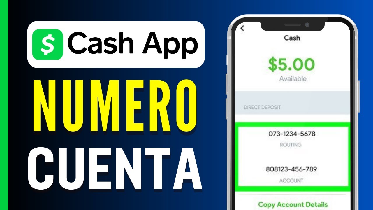Cómo ver tu número de cuenta en Cash App