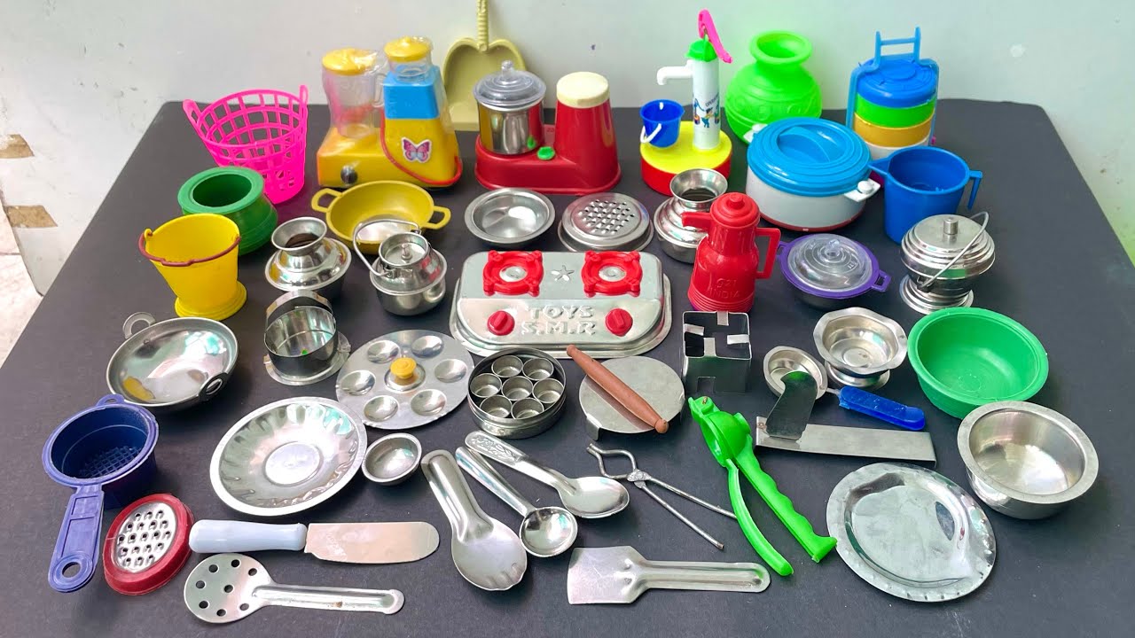DIY Unboxing Amazing Mini Kitchen Set l Mini Latest Steel kitchen Set l