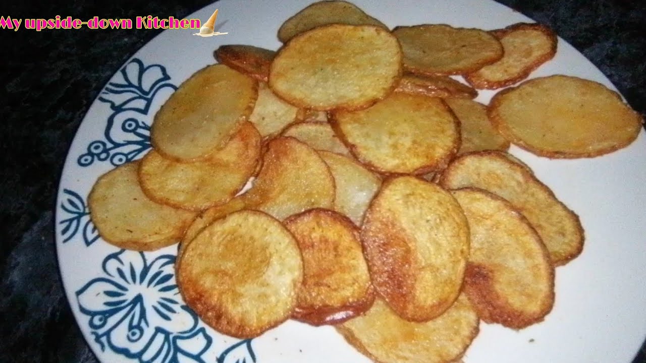Homemade crispy potato chips [WITHOUT SLICER] YouTube