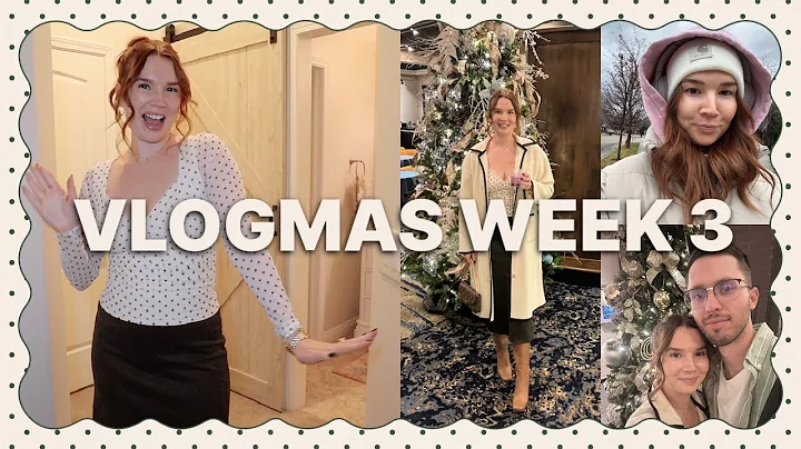 VLOGMAS WEEK 3 | Getting Ready to go to Georgia! Work Days + Holiday Date Night
