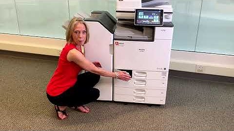 How to Change the Waste Toner Bottle on Your Ricoh Savin MP & IM Series