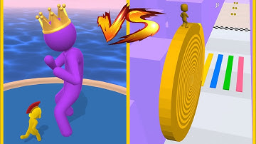 Giant Rush Vs Layers Roll : All Levels Gameplay - New Update Android, iOS #26