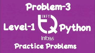 INFYTQ Python Practice Problem Level-1 Problem-3