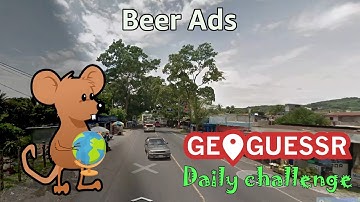 Geoguessr Daily Challenge - NMPZ October Challenge - Beer Ads In The Wrong Country