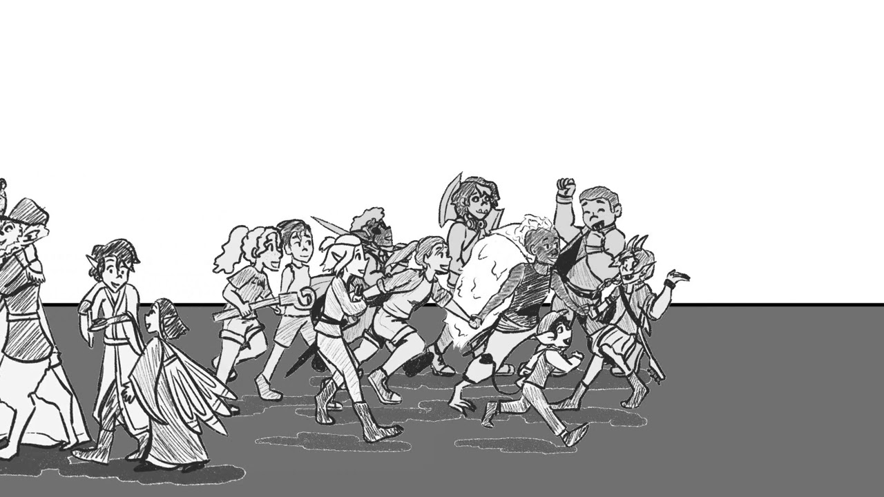 A D&D Actual Play Animatic