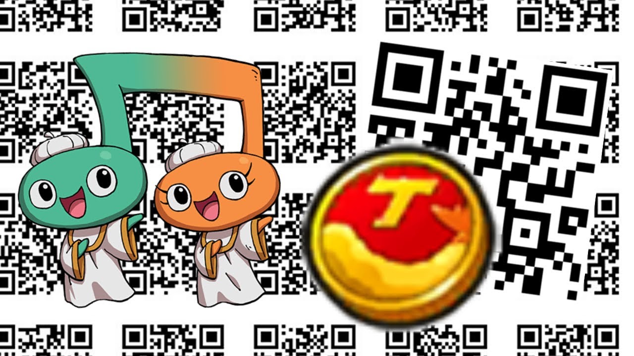 Yo Kai Watch Tempura Coin Qr Codes Yo Kai Watch Qr Codes Youtube