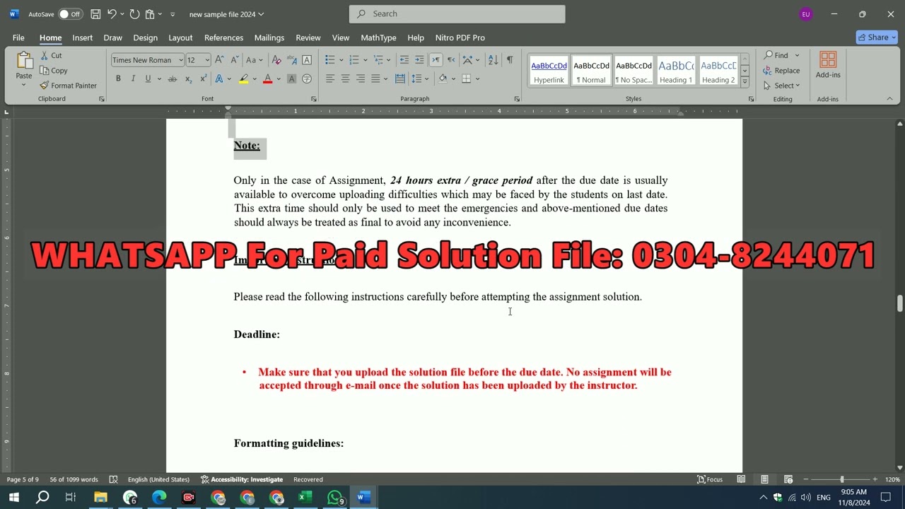 PSY407 Assignment 1 100% Correct Solution Fall 2024, PSY407 Assignment 1 Solution 2024