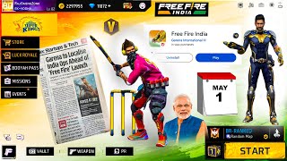 Finally Free Fire India Coming in May Month | Free Fire India News | Ms Dhoni x Free Fire Event