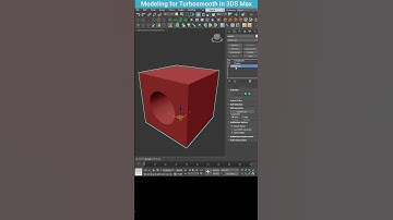Modeling for Turbosmooth in 3ds Max: Fixing Edge Defects #shorts #3dsmax #tips