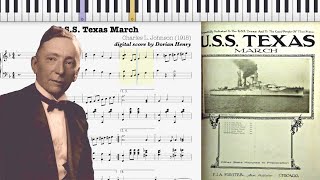 U.S.S. Texas by Charles L. Johnson (1915, March piano)