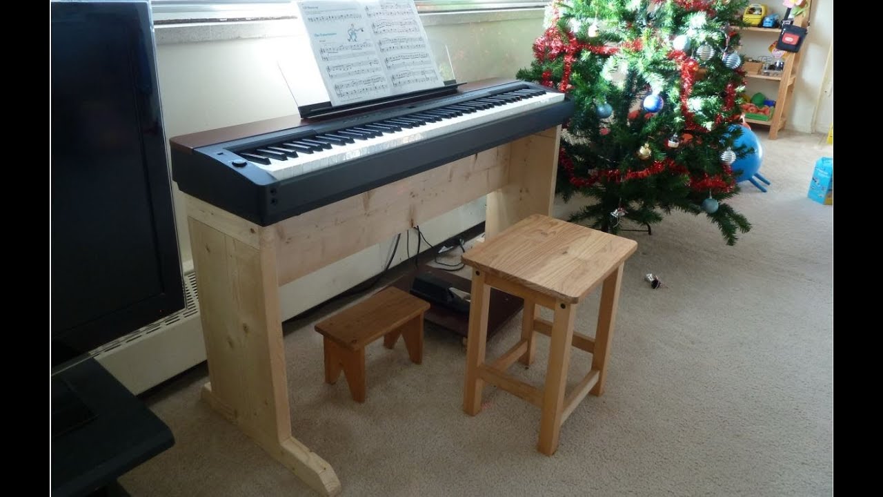 How to Build a Piano Stand for your Yamaha P125 - DIY easy 