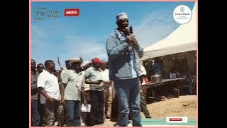 See how Hon Dido  Rasso  was welcomed at Merti, Isiolo in a Fundraiser.