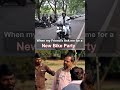 When My friend ask me a for new bike Party #shorts #yezdiadventure