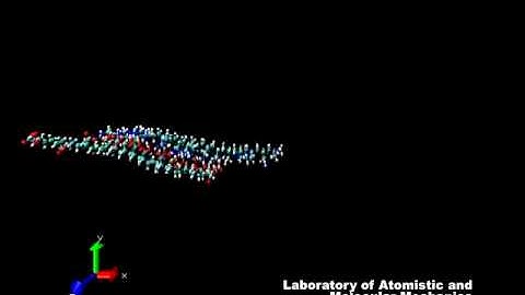 Steered molecular dynamics (SMD) simulation of PAA/PAH polyelectrolyte complex