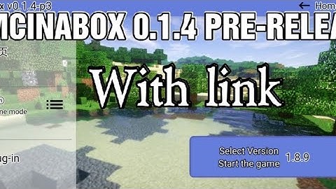 MINECRAFT MCINABOX 0.1.4 pre-release|showcase LINK IN DESCRIPTION