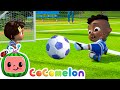 Soccer Song (Fun Outside Special) | Cody & JJ! It's Play Time! CoComelon Kids Songs