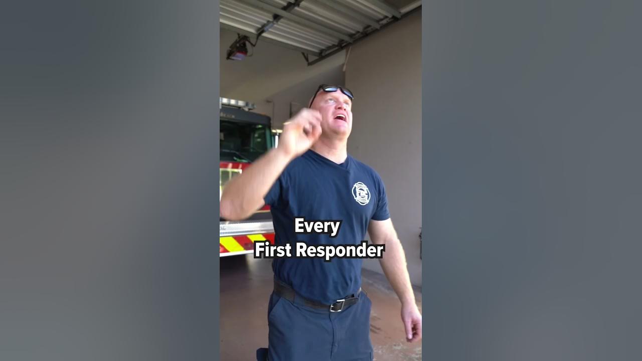 What normal people vs First Responders think when it rains. #firefighter #ems #rain