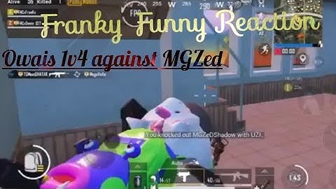 FNATIC Owais 1v4 Clutch Against MgZeD | Franky Funny Reaction | Owais 1v4 Against Marcos gaming