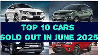 Top 10 Cars Sold out in 2025 JUNE -He is back at the top