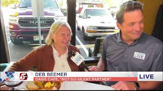 Megs and Eggs meet the owners of Oasis Cafe