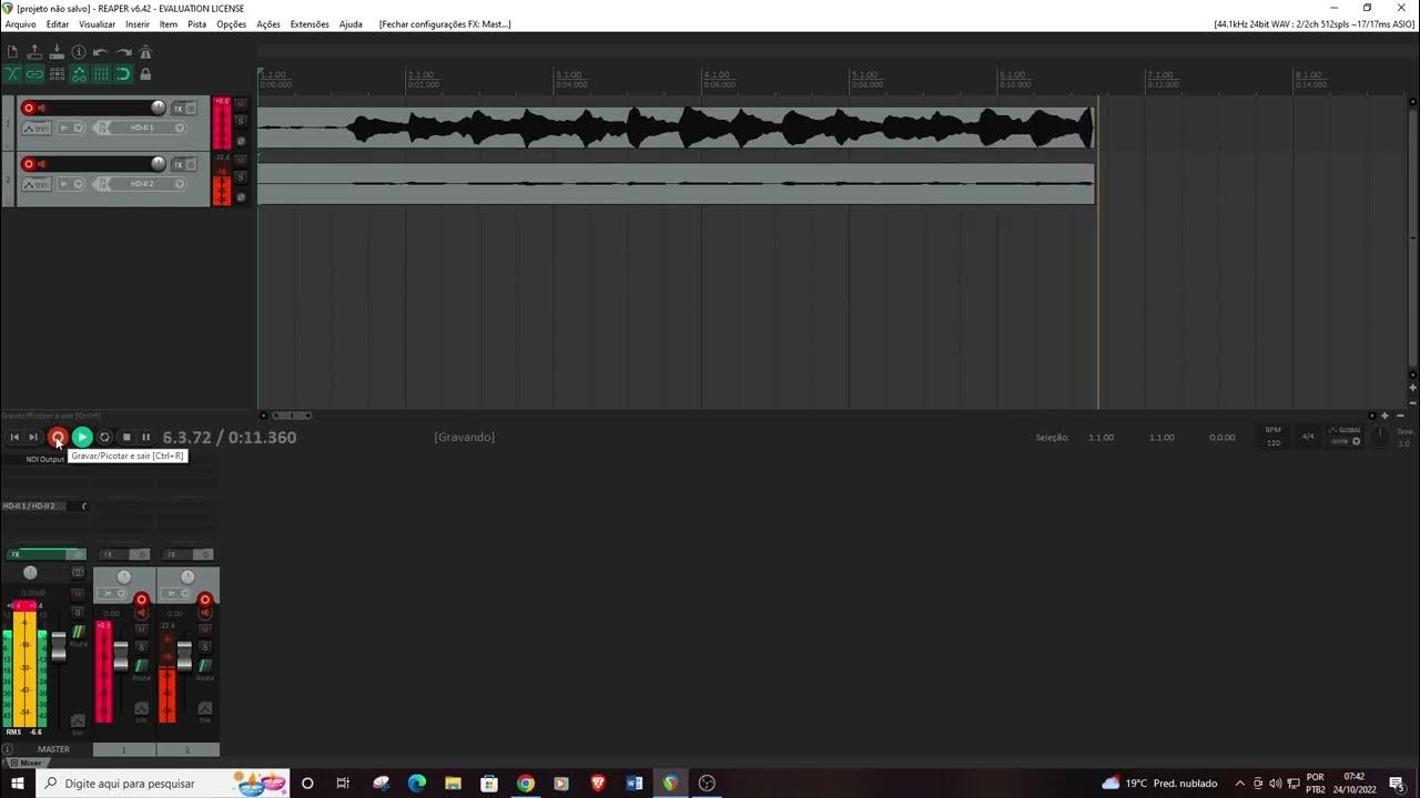 Interface Q22/Q24 audio separado. YouTube