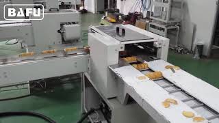 on-edge biscuit packaging machine, biscuit packaging machine, biscuit on-edge packaging machine