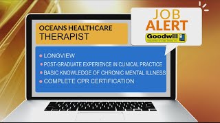 JOB ALERT: Oceans Healthcare in Longview needs a Therapist