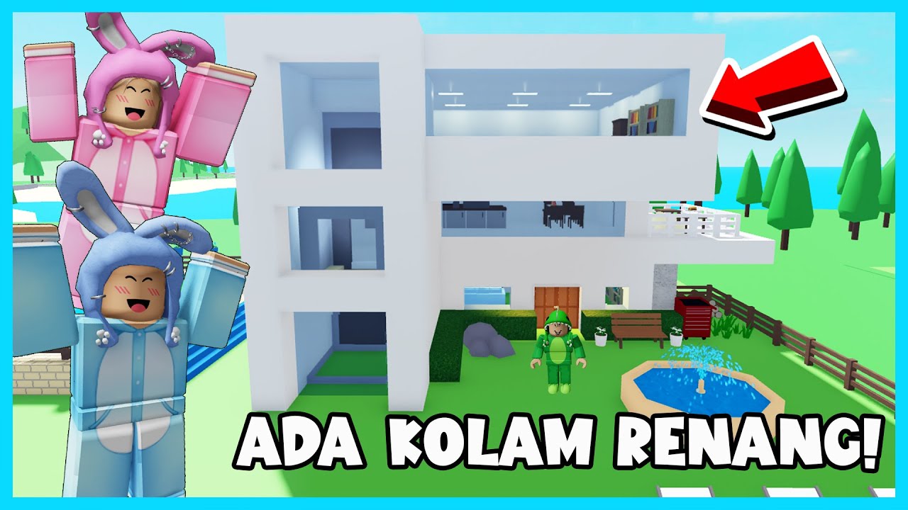 MIPAN & ZUZUZU Buat Rumah Impian Ada Kolam Renang Dan Lift! ROBLOX