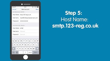 How to set up email on an iPhone | 123-reg Support