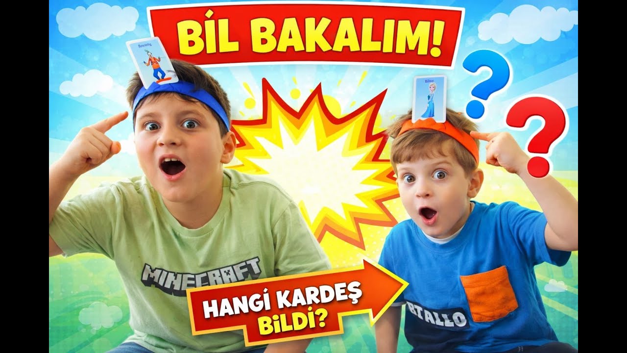 Kafandaki Kartı Bul! | Bil Bakalım Oyunu | Çocuklar İçin Eğlence