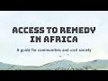 Access to remedy in africa