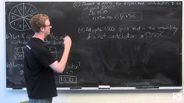 2012 AP Statistics FRQ #2: Expected Value