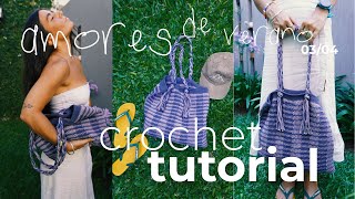 CROCHET TUTORIAL- BOLSO playero - Apto Principiantes