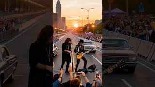 Ozzy Osbourne &amp; Slash Tear Up the Highway! 🤘🔥 Epic Rock Street Jam #OzzyOsbourne #Slash #RockLegends