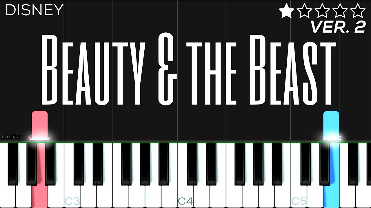 Disney - Beauty and the Beast | EASY Piano Tutorial