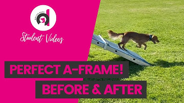 PERFECT A-FRAME HITS! Running A-frame, before & after Marita
